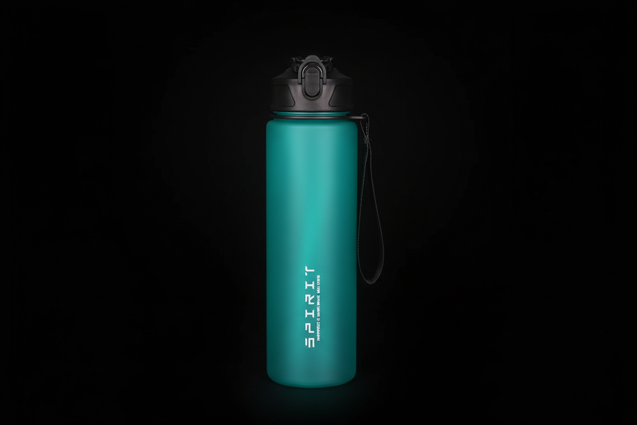 Turquoise water bottle